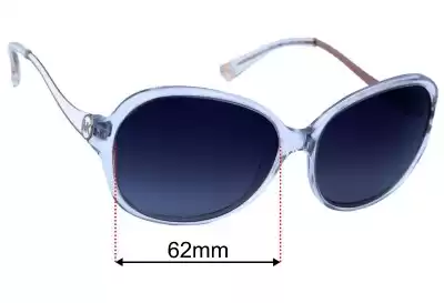Michael Kors M2453S Drake Lentes de Repuesto 62mm wide 