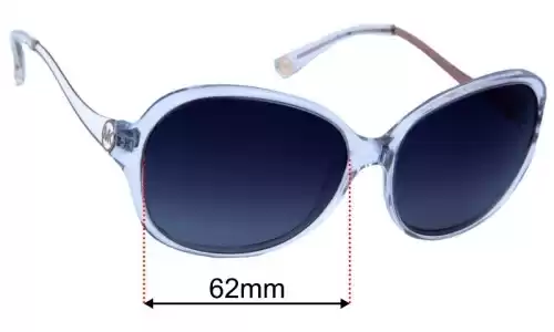 Michael Kors Drake (M2453S) Replacement Lenses 62mm wide 