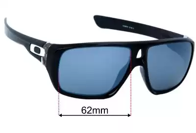Oakley Dispatch OO9090 Replacement Lenses 62mm wide 