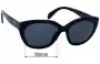 Sunglass Fix Lentes de Repuesto para Prada SPR16X - 56mm Wide 