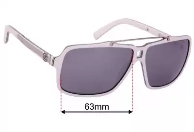 Von Zipper Manchu Replacement Lenses 63mm wide 