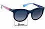 Sunglass Fix Replacement Lenses for Armani Exchange AX 4053S - 51mm Wide 