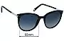 Sunglass Fix Ersatzgläser für Balmain BL2135 - 55mm Wide 