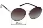 Sunglass Fix Verres de Remplacement pour Burberry B 3094 - 56mm Wide 
