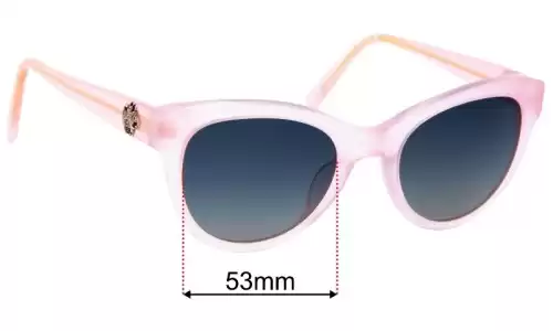 Sunglass Fix Replacement Lenses for Carla Zampatti Sun Rx 19 - 53mm Wide 