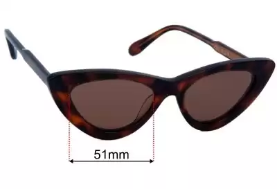 Chimi 006 Slow and Steady (wins the race) Replacement Lenses 51mm wide 