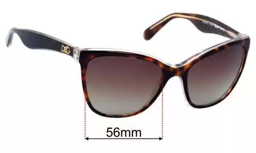 Dolce & Gabbana DG4193 Lentilles de Remplacement 56mm wide 