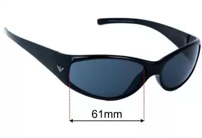 Emporio Armani EA9032/S Replacement Lenses 61mm wide 