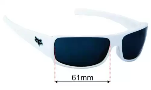 Fox Racing The Matter Replacement Lenses 61mm wide 