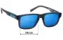 Sunglass Fix Replacement Lenses for Kimoa Formula E - 55mm Wide 