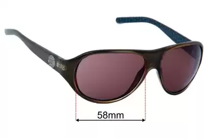 Michael Kors M2609S Replacement Lenses 58mm wide 