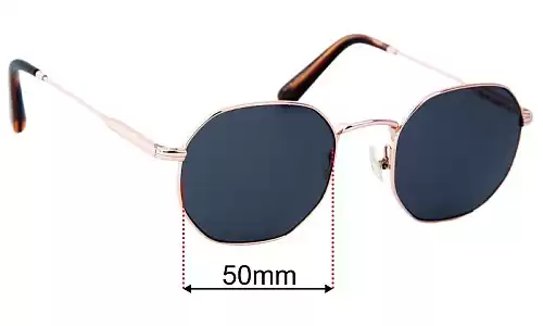 Oscar Wylee Soma Replacement Sunglass Lenses - 50mm wide 