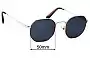 Sunglass Fix Replacement Lenses for Oscar Wylee Soma - 50mm Wide 