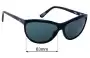Sunglass Fix Replacement Lenses for Otis Milo - 63mm Wide 