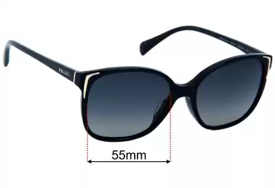 Prada SPR01O-A Ersatzgläser 55mm wide 