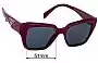 Sunglass Fix Replacement Lenses for Prada VPR09Z - 51mm Wide 
