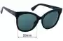 Sunglass Fix Replacement Lenses for Quay It's My Way - 59mm Wide 