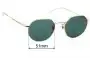 Sunglass Fix Replacement Lenses for Ray-Ban RB3565 Jack - 51mm Wide 