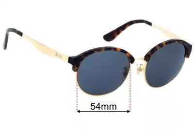 Ray-Ban RB3564D Replacement Lenses 54mm wide 