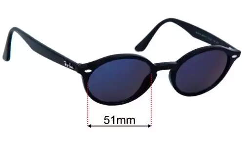 Ray Ban RB4315 Replacement Sunglasses Lenses 51mm Wide 