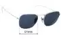 Sunglass Fix Replacement Lenses for Ray-Ban RB8157 Frank Titanium - 51mm Wide 