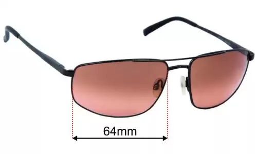 Serengeti Modugno Lentes de Repuesto 64mm wide 