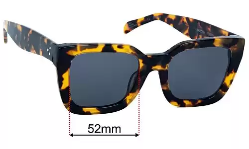 Sito Harlow Replacement Sunglass Lenses 52mm wide 