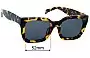 Sunglass Fix Replacement Lenses for Sito Orion - 53mm Wide 