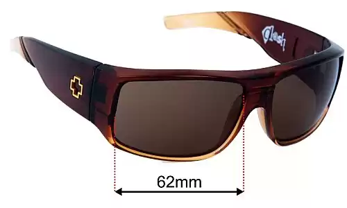 Spy Optic Clash Replacement Lenses 62mm wide 
