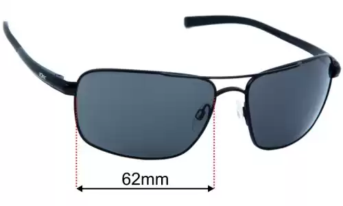 Tonic Blaq Replacement Lenses 62mm wide 