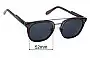 Sunglass Fix Replacement Lenses for Quay Coolin - 52mm Wide 