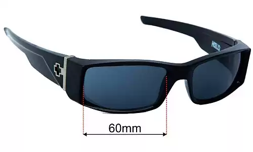 Spy Optic Hielo Replacement Lenses 57mm wide 