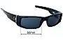 Sunglass Fix Replacement Lenses for Spy Optic Hielo - 57mm Wide 