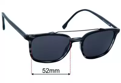 Hugo Boss 1049 Verres de Remplacement 52mm wide 