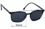 Sunglass Fix Replacement Lenses for Hugo Boss 1049 - 52mm Wide 