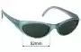 Sunglass Fix Lentes de Repuesto para Arnette Falcon AN210 - 52mm Wide 