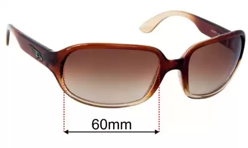 Arnette Degree AN4071 Replacement Sunglass Lenses - 60mm Wide 