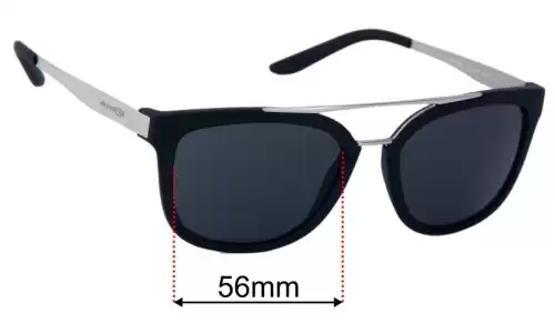Sunglass Fix Replacement Lenses for Arnette Juncture 4232 - 56mm wide 