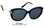 Sunglass Fix Replacement Lenses for Bvlgari 8194-B - 57mm Wide 