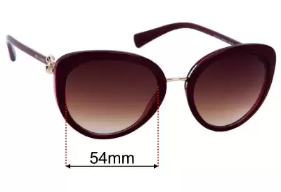Bvlgari 8226-B Replacement Lenses 54mm wide 