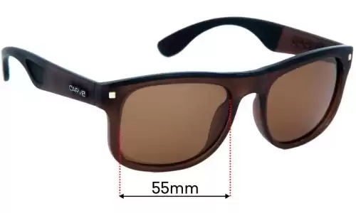Carve Swing City  Replacement Lenses 55mm wide 