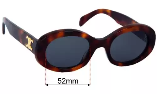 Celine CL 40194U Replacement Sunglass Lenses 52mm 