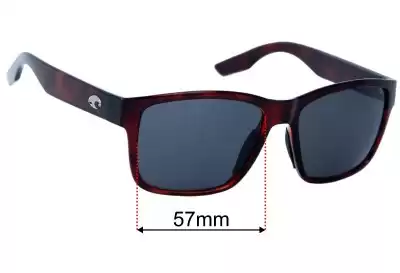 Costa Del Mar Paunch Replacement Lenses 57mm wide 
