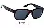 Sunglass Fix Verres de Remplacement pour Costa Del Mar Paunch - 57mm Wide 
