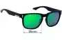 Sunglass Fix Ersatzgläser für Dragon Monarch H2O - 55mm Wide 