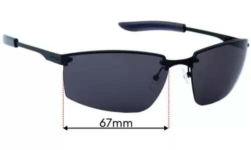 Sunglass Fix Replacement Lenses for EYTYS Aero - 67mm Wide EYTYS Aero Replacement Lenses 67mm wide