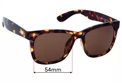 Glarefoil Creevy Lentilles de Remplacement 54mm wide 