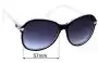 Sunglass Fix Replacement Lenses for Gucci GG3193/S - 57mm Wide 