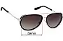Sunglass Fix Lentes de Repuesto para Hugo Boss 0510/S - 59mm Wide 