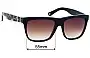 Sunglass Fix Replacement Lenses for Jimmy Choo Alex/N/S - 55mm Wide 